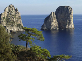 The Faraglioni Rocks of Capri