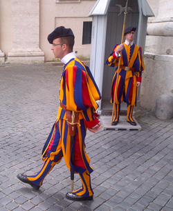 <b>Guardie Svizzere al Vaticano</b>
