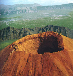 <b>Bird's eye view of Vesuvius</b>