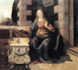 <b>Annunciazione di Leonardo da Vinci</b>