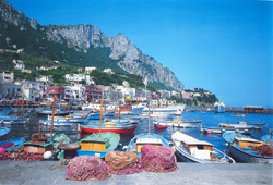 <b>Marina Grande, the main port of Capri island</b>
