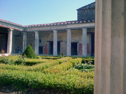 <b>The garden of the Menander's house in Pompeii</b>