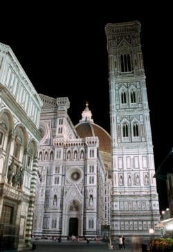 <b>The Cathedral of Santa Maria del Fiore <br>and Giotto's Bell Tower</b>