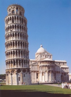 <b>La cattedrale e la Torre Pendente a Pisa</b>