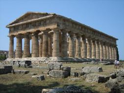 <b>The ancient temple of Neptune in Paestum </b>