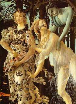 <b>Particolare de La Primavera di Botticelli</b>